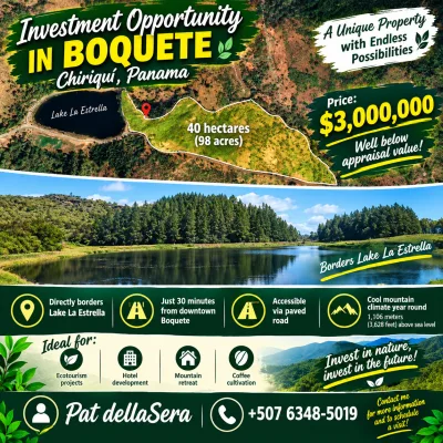 Investment Opportunity in Boquete, Chiriqui Panama. — imagen 1 de 2