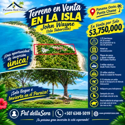 1.75 Hectares located in the John Wayne Island aka Isla Taborcillo. — imagen 2 de 3